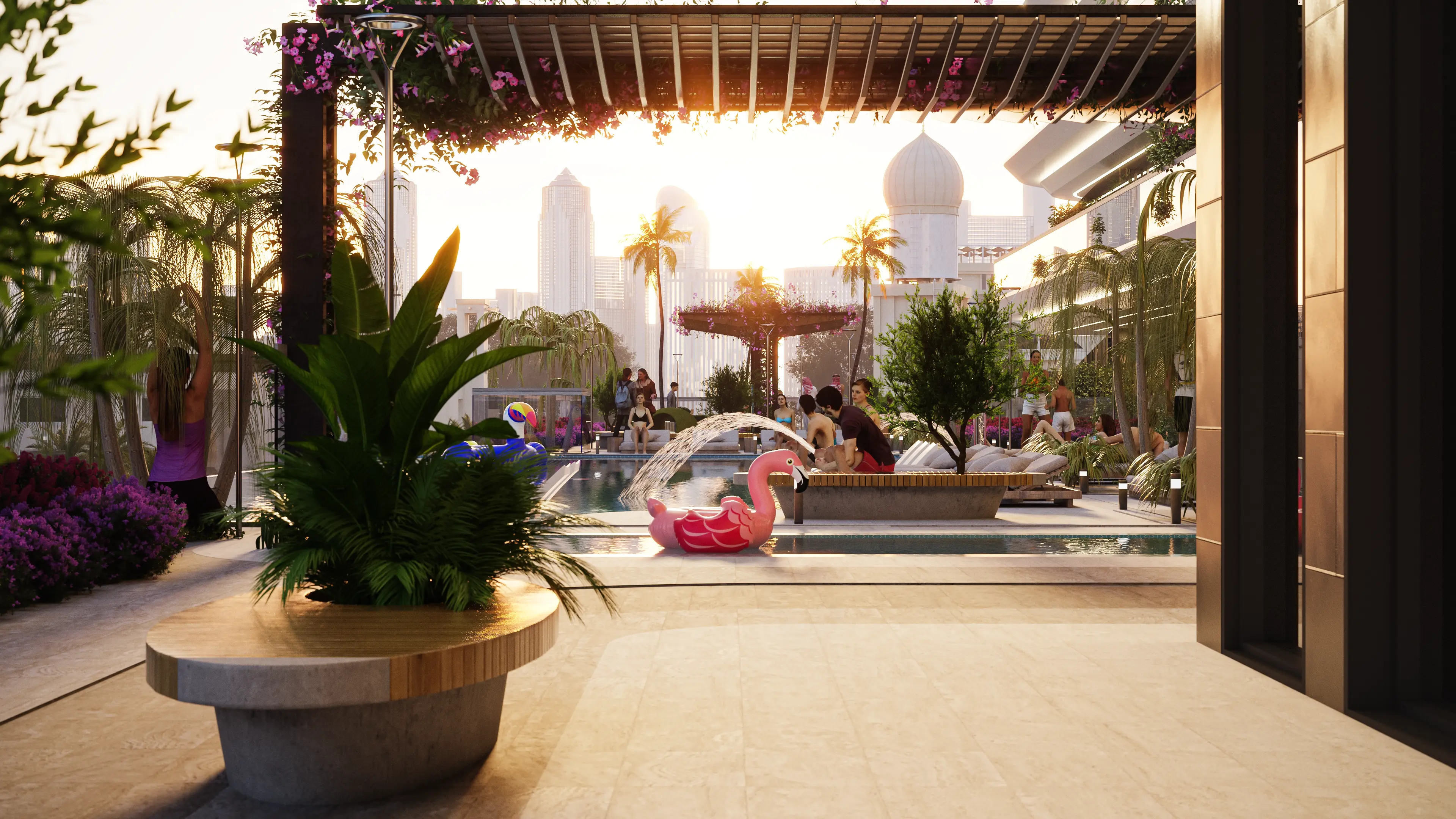 Aire de jeux Miami by Samana à JVC, Dubai